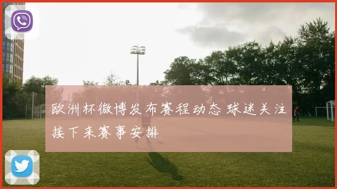 欧洲杯微博发布赛程动态 球迷关注接下来赛事安排