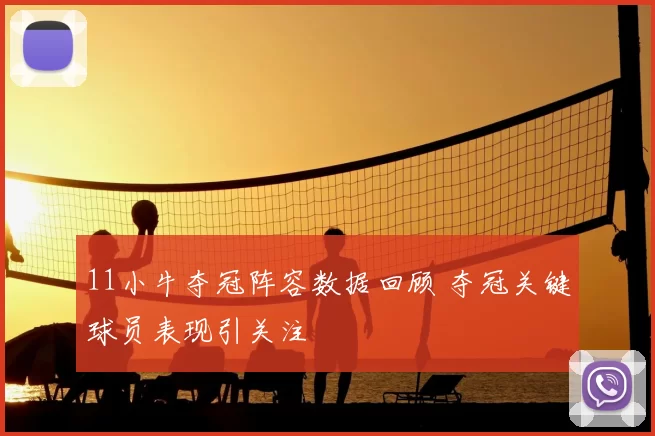 11小牛夺冠阵容数据回顾 夺冠关键球员表现引关注